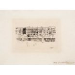 Walter Sickert Old Hotel Royal, Dieppe, photogravure, inscribed to lower edge of sheet 'No. 29