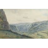 Martin Hardie (1875-1952) Valley of the Loue, Mouthier, signed, watercolour, 33 x 53cm Prov.