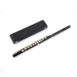 A Couesnon et Cie flute, cased