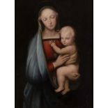 After Raphael The Madonna del Granduca, oil on panel, 39 x 29cm