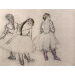 After Edgar Degas Ballet Studio, lithograph, numbered 300/500, 31 x 40.5cm