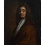 English school (early 18th century) Portrait of a gentleman with shoulder length curly hair and