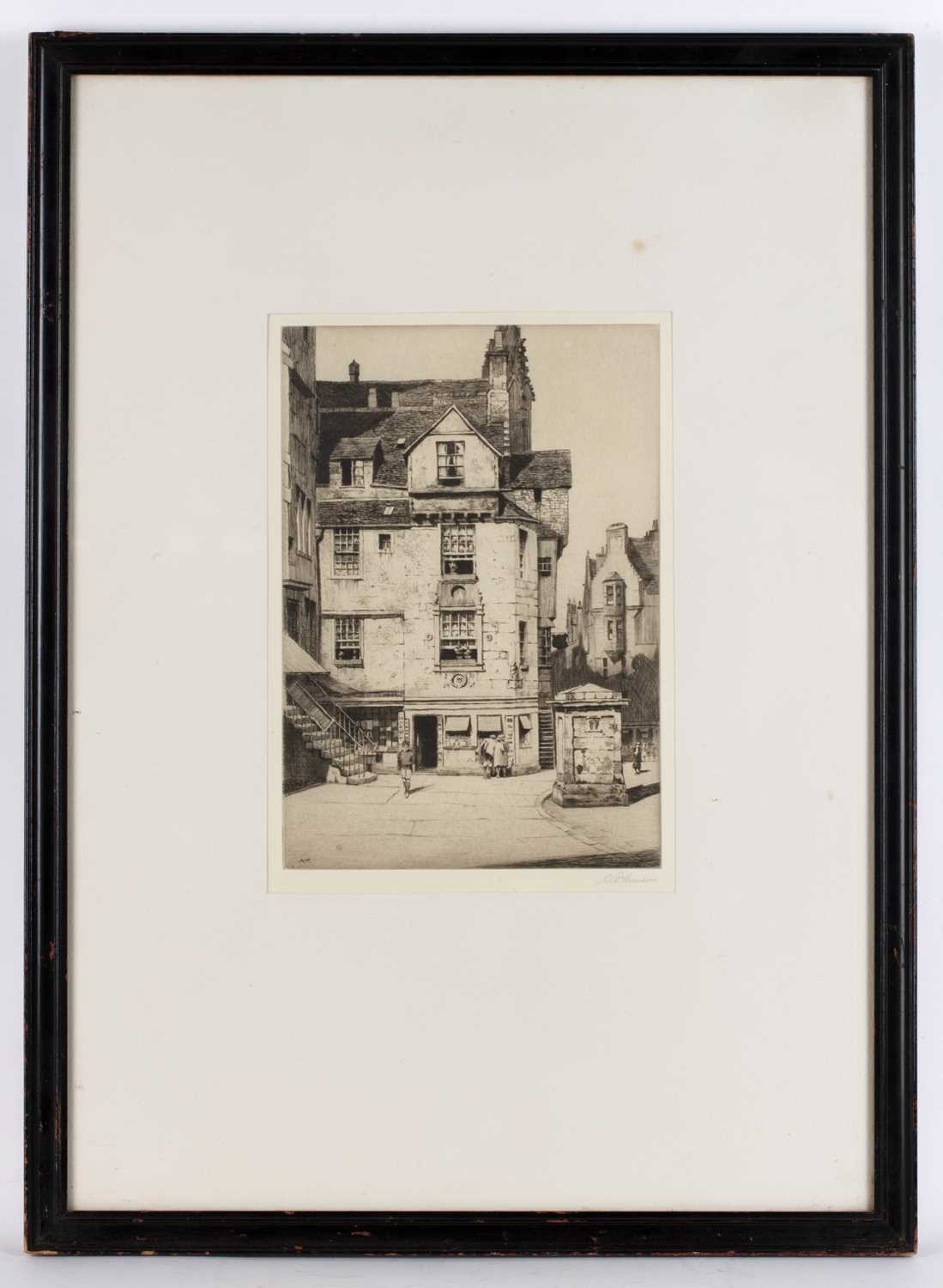 Alexander P Thomson (1887-1962) Knox's House, Edinburgh, etching, pencil signed in the margin, 25 - Image 3 of 6