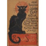 Théophile Alexandre Steinlen (1859-1923) Le Chat Noir, two lithographs made for Le Chat Noir