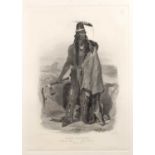Ackermann & Co. (pubs) A Minatare Chief, engraving, 51 x 35cm (im), 78 x 65cm (sh); and eleven