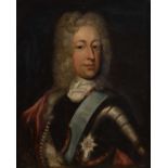 Circle of Michael Dahl (1659-1743) George II as Prince of Wales, oil on canvas, 55 x 44cm