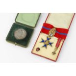 A gilt metal and enamel Military and Hospitaller Order of St. Mary of Bethlehem, Commander, with