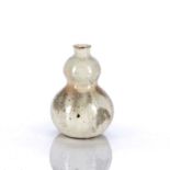 Small double gourd-shaped vase Japanese for the tea ceremony, old Seto ware, 12cm highCondition