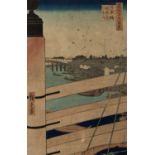 Utagawa 'Ando' Hiroshige (1797-1858) 'Nihonbashi Bridge & Edobashi Bridge, from the series One
