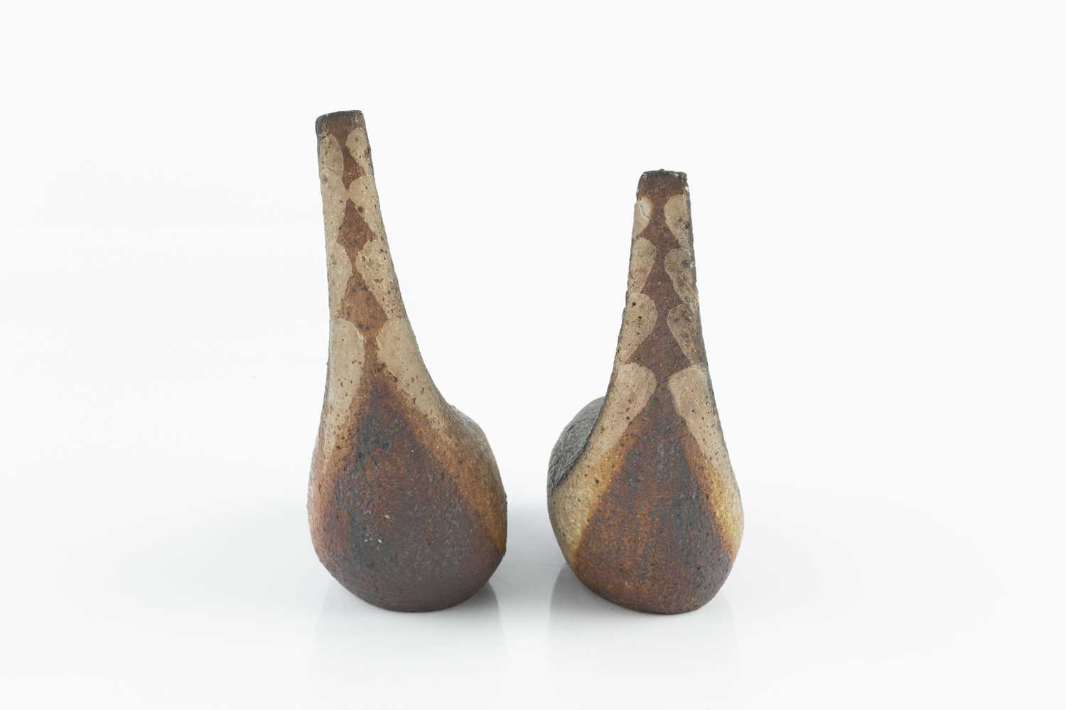 Rosemary Wren (1922-2013) at Oxshott Pottery A pair of swallows impressed potter's and pottery seals - Image 3 of 5