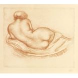 Aristide Maillol (1861-1944) Female Nude, 1919 monogrammed in pencil (in the margin) lithograph 23 x