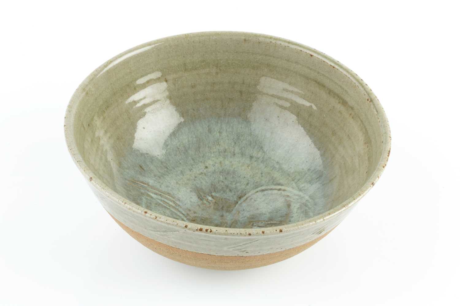 William Plumptre (b.1959) Bowl ash glaze with incised motifs to the rim and well signed 20cm - Image 2 of 4
