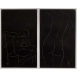 Eric Gill (1882-1940) Two pairs of female nudes from Eric Gill, Twenty-Five Nudes, London: J. M.