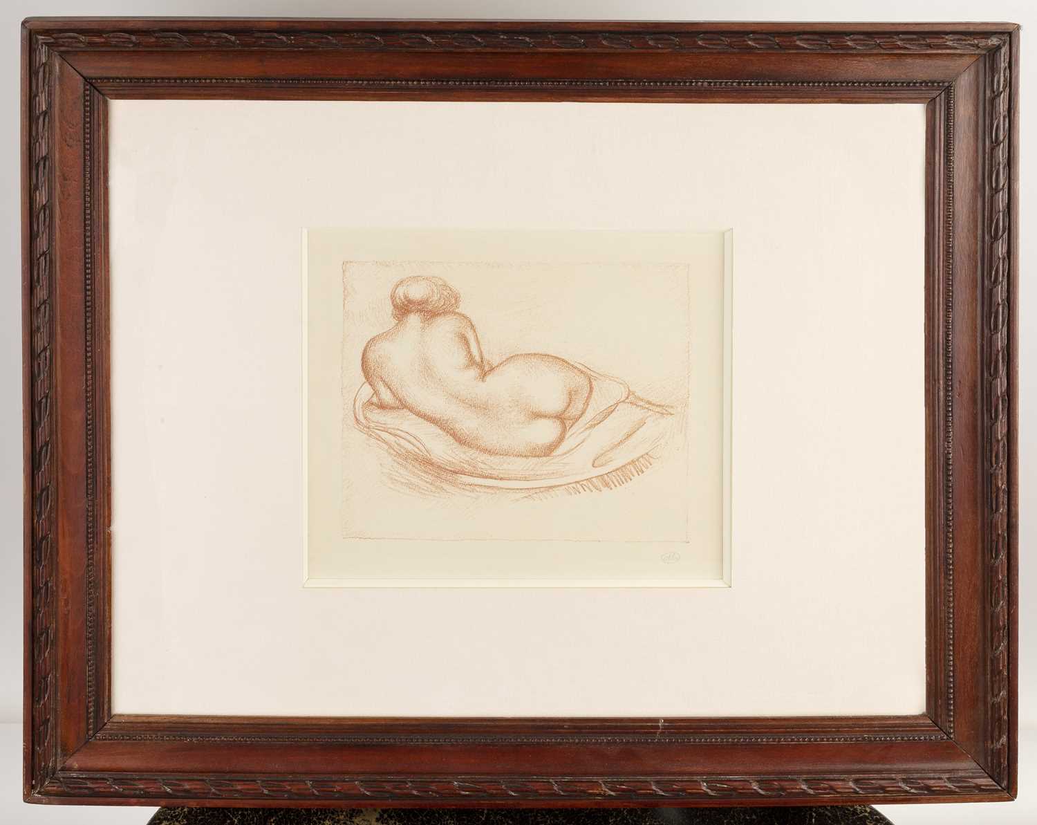 Aristide Maillol (1861-1944) Female Nude, 1919 monogrammed in pencil (in the margin) lithograph 23 x - Image 3 of 3