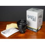 A Nikon AF-S 12-24mm F:4G ED DX lens serial number 347820Condition report: Good with box no