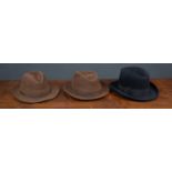 Two Lock and Co St James trilby hats worn by Robert Wagner and Stefanie Powers in Hart to Hart