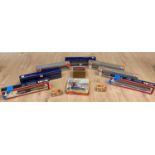 A collection of boxed toy trains to include Lima Intercity models, Pullman and 125, two restaurant