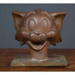 A 1965 Mattel Inc 'Tom' cat mould, approximately 12cm highCondition report: In good used