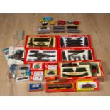 A boxed Fleischmann 6345 train set, together with four boxed sets of track, a boxed Fleischmann