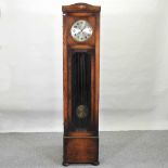 A 1930's oak cased longcase clock,