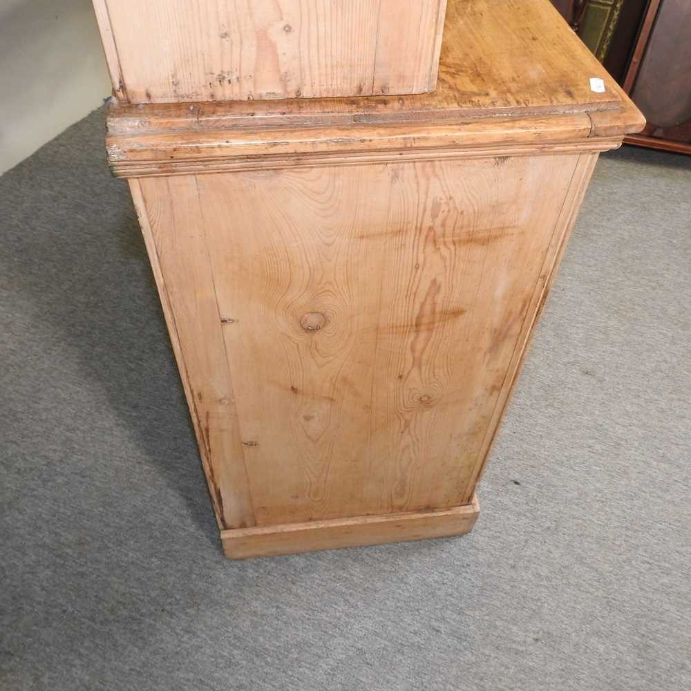 An early 20th century stripped pine dresser, - Image 11 of 11