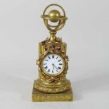 A 19th century ormolu mantel clock,