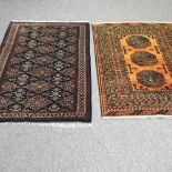 A Turkish woollen rug,