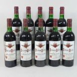 Chateau Rozier Saint Emilion Grand Cru, 1978 vintage, ten bottles red wine