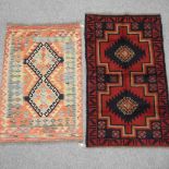 A Turkish kelim rug,