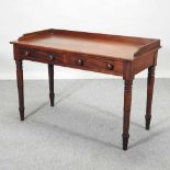 A 19th century mahogany side table,