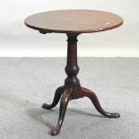 A Georgian style mahogany occasional table,