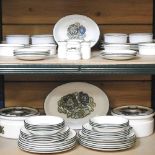 A Wedgwood Iona pattern part dinner service,