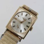 An Art Deco Longines 10 carat gold filled gentleman's wristwatch,