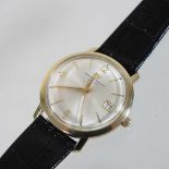 A 1960's Girard-Perregaux 14 carat gold gentleman's Gryromatic wristwatch,