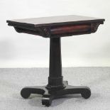 A Victorian mahogany occasional table,