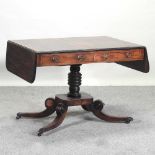 A Regency rosewood and strung sofa table,