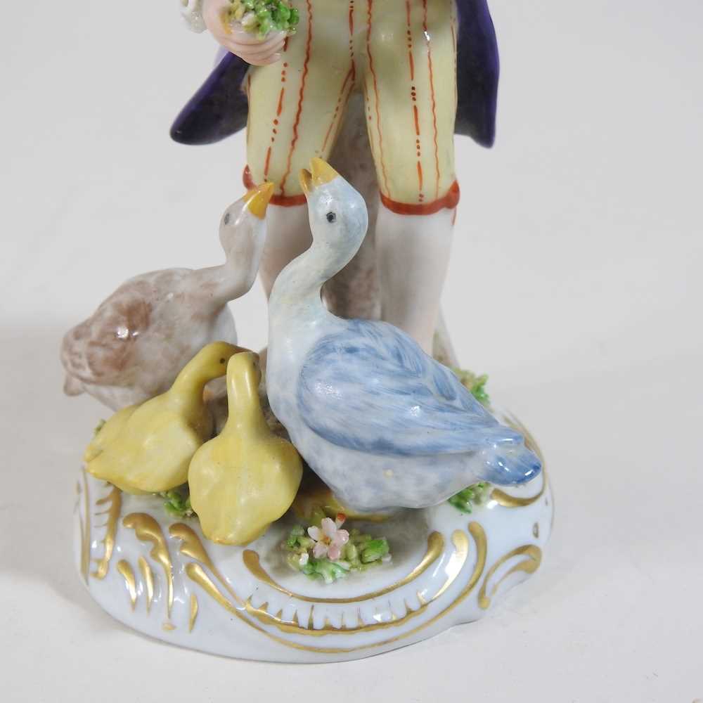 A Naples porcelain figure, - Image 4 of 5