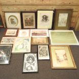 A collection of 19th century and later pictures and prints