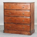 A 1920's grained chest of drawers,