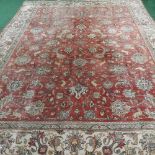A large woollen carpet,