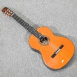 A Ryoji Matsouka Luther Hagoya hand made concert acoustic guitar,