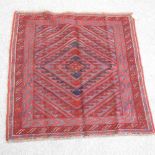 A Turkish woollen rug,