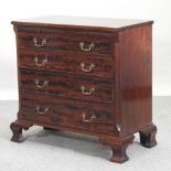 A Georgian style chest of drawers,