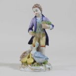 A Naples porcelain figure,