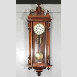 A 19th century Vienna wall clock,