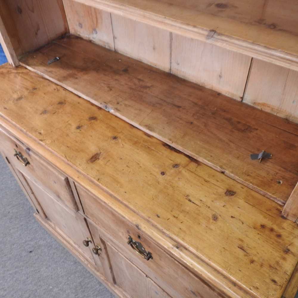An early 20th century stripped pine dresser, - Image 4 of 11