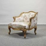 An early 20th century French style child's fauteuil,