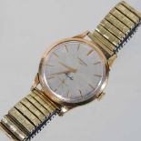 A 1960's Longines Flagship 18 carat gold cased wristwatch,