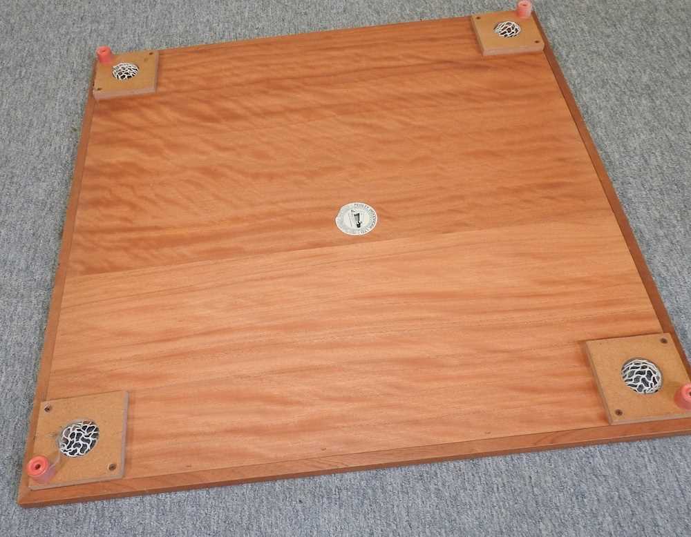 An Indian wooden Carrom games board - Image 5 of 6