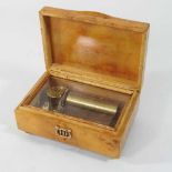 An early 20th century Swiss miniature musical box,